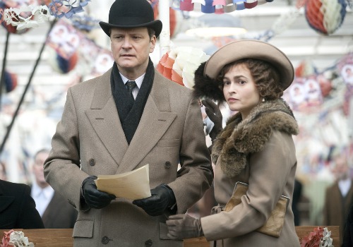 Colin Firth and Helena Bonham Carter in The-Kings-Speech